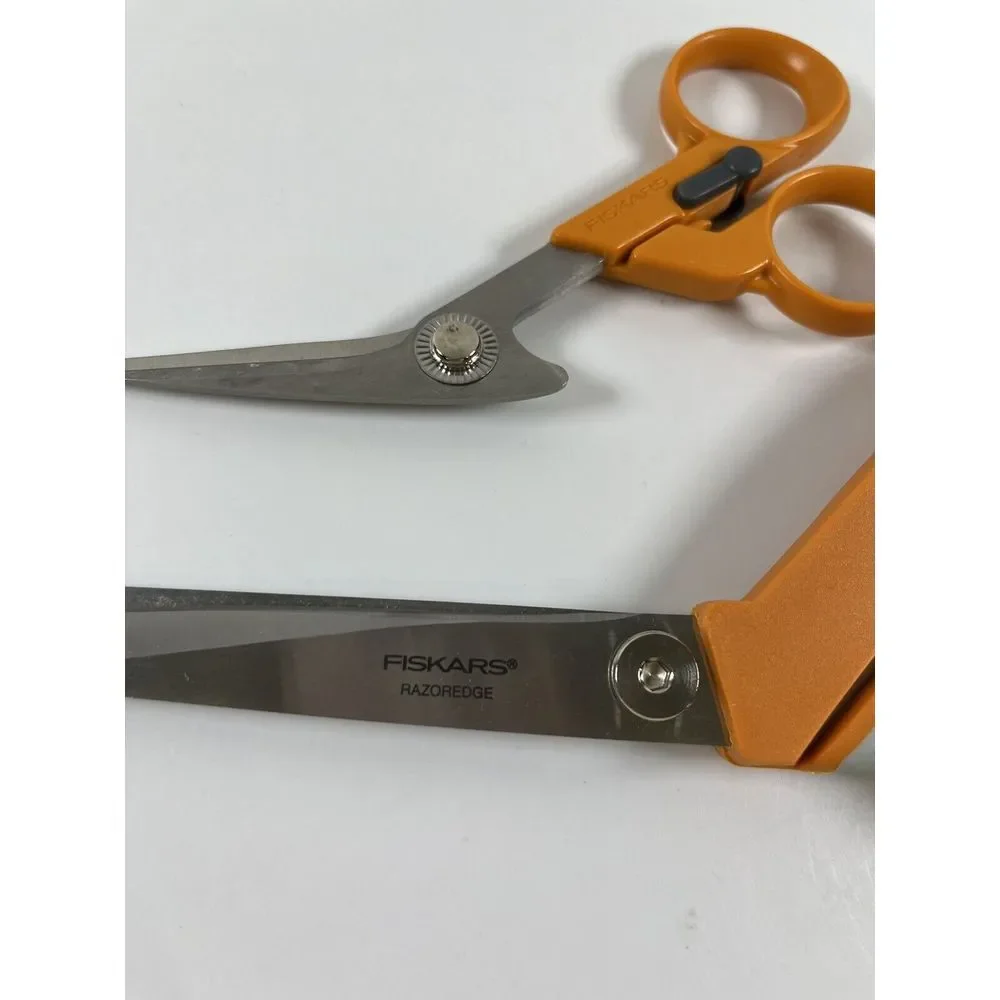 Fiskars RazorEdge Scissors/Shears Fiskars Fabric Shears/Seam‎ Ripper Lot of 2